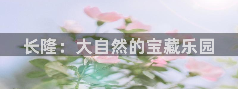 jdb电子平台官网：长隆：大自然的宝藏乐园